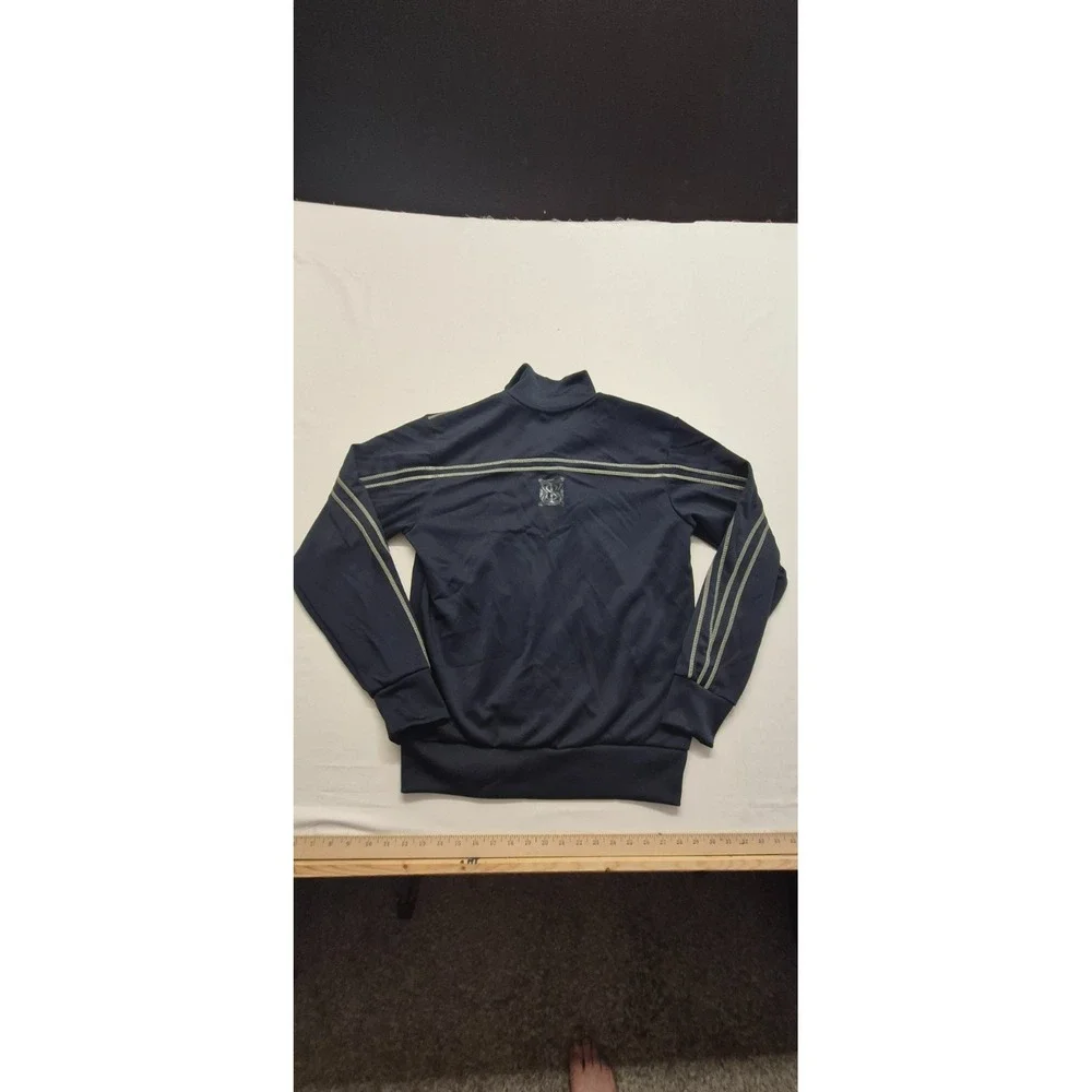 Real‎ Madrid Adidas mens full zip black/gold track jacket football/soccer sz M